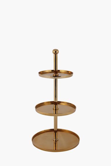 Luxury three tier cake stand  Bronze 